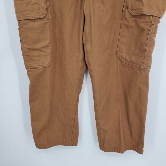 Duluth Trading Co Men's Fire Hose Relaxed Fit Cargo Work Canvas Pants 46x30 - Picture 7 of 7